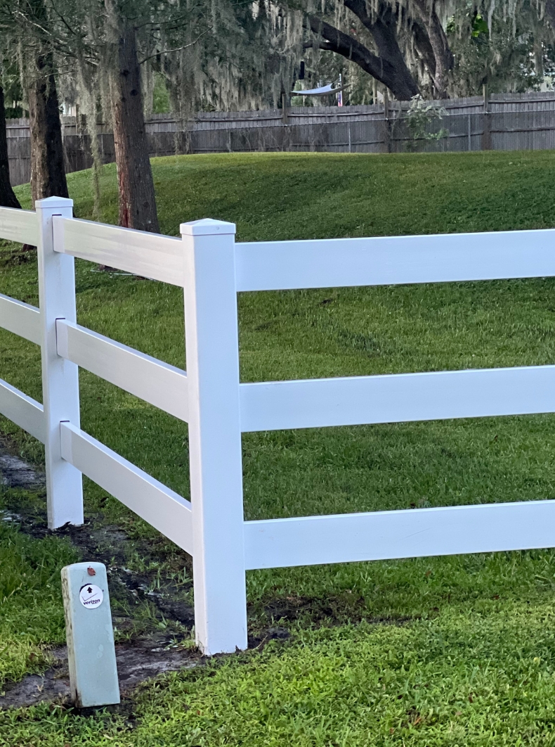 fence cleaning after