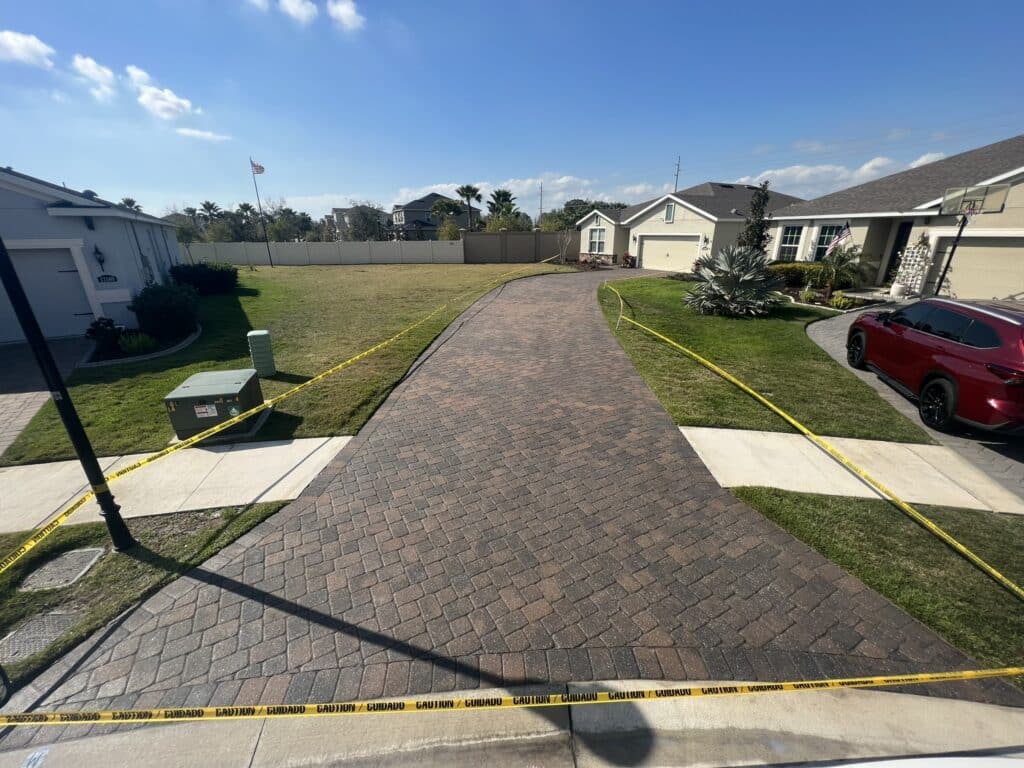 paver sealing and cleaning in Tampa
